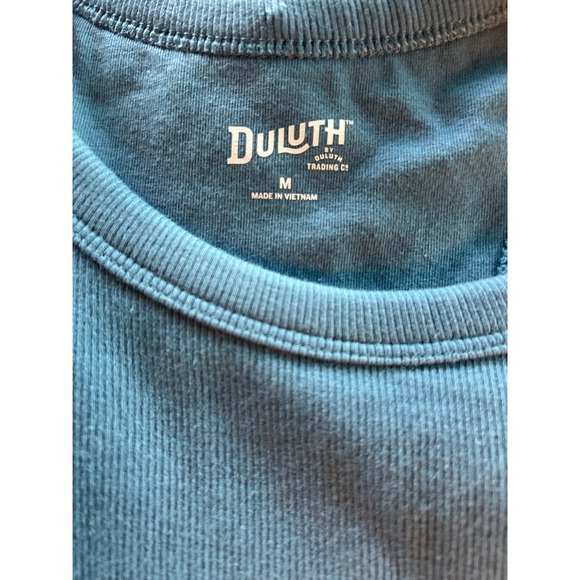 Duluth Trading Co Tops - Duluth Trading Co Womens Blue Ribbed No-Yank Tank Top with Shelf Bra Size M